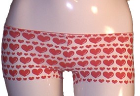 2000年代の昔のヘム加工のショーツ